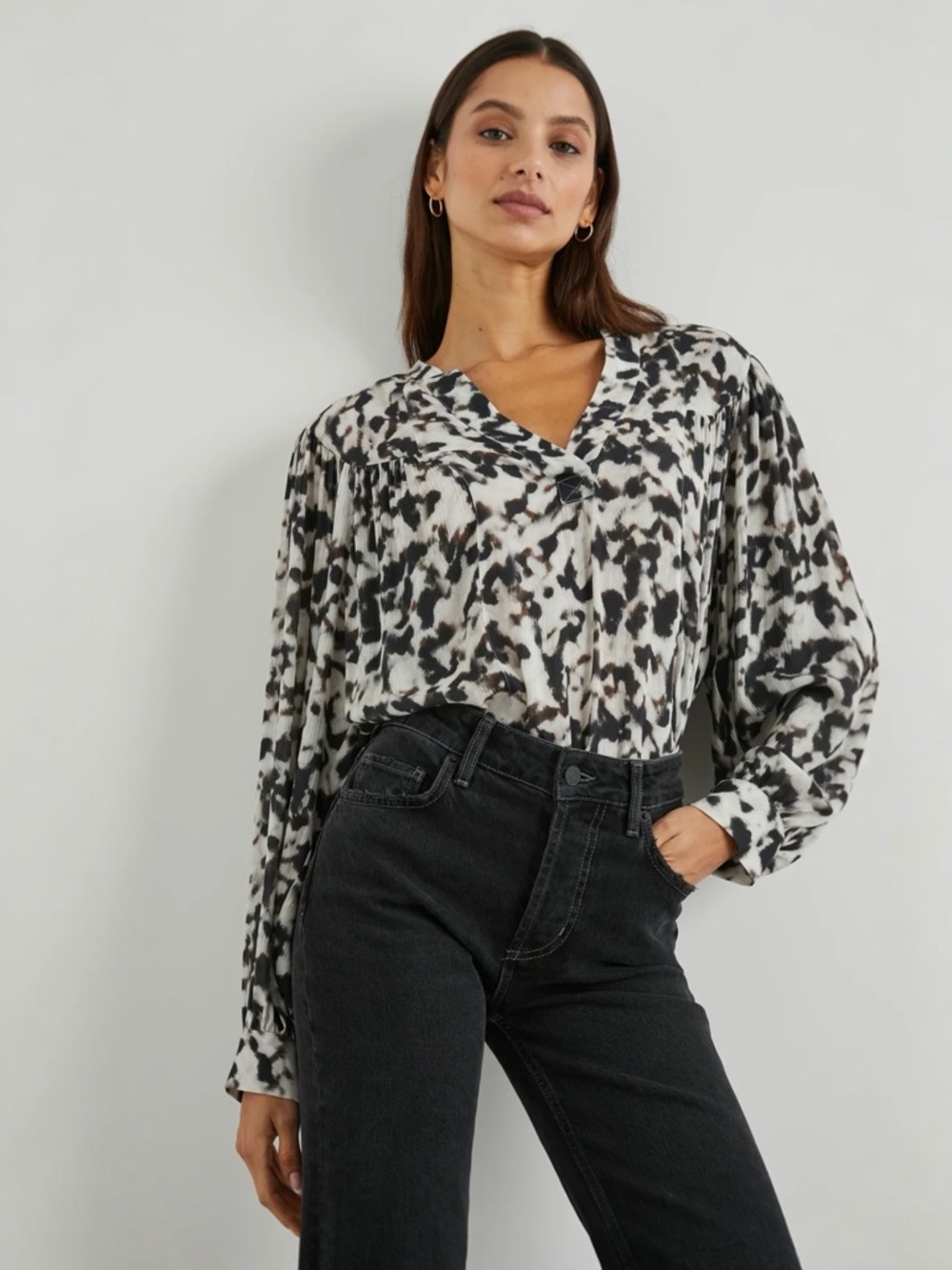 RAILS • Fable Top in Blurred Cheetah